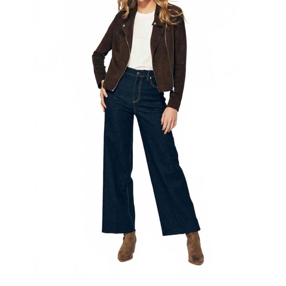 Level 99 Hudson wide leg jeans stay blue sz 28